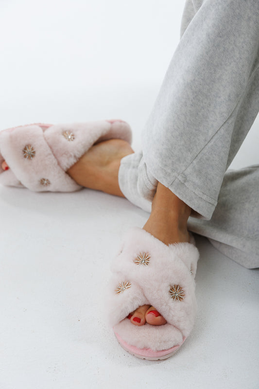CRYSTAL SHEEP SLIPPERS