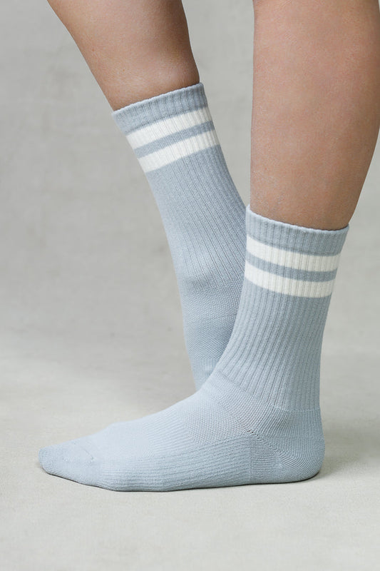 TWO STRIPE SOFT COTTON SOCKS Limlim fashion accessories