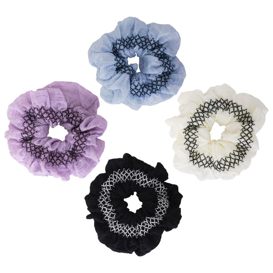 RUCHED SCRUNCHIES