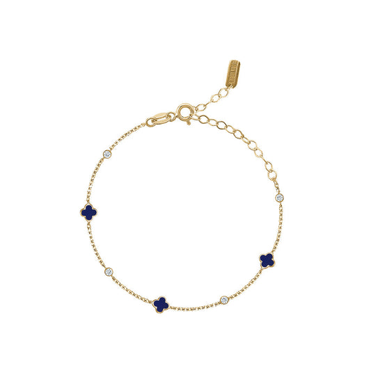 NEW ENAMEL BRACELET CLOVER Limlim fashion accessories