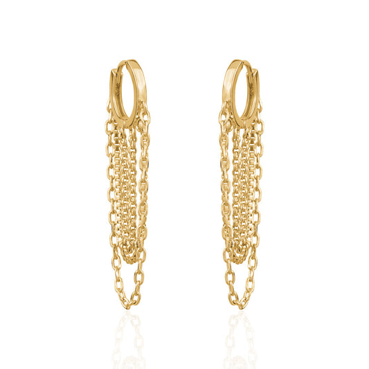 CHAIN EARRINGS Limlim fashion accessories