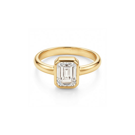 EMERALD CUT RING