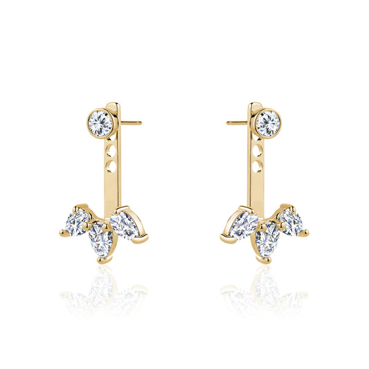 PEAR SHAPE EAR JACKET