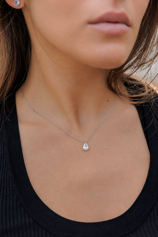 PEAR SHAPE CRYSTAL