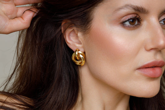 CYLINDER BOLD EARRINGS Limlim fashion accessories
