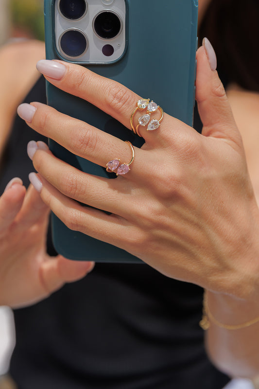DUET PEAR RING