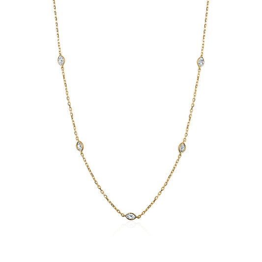MARQUIS CRYSTAL NECKLACE sistrbrand