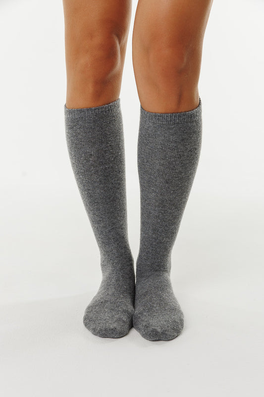 KNEE HIGH CASHMERE SOCKS