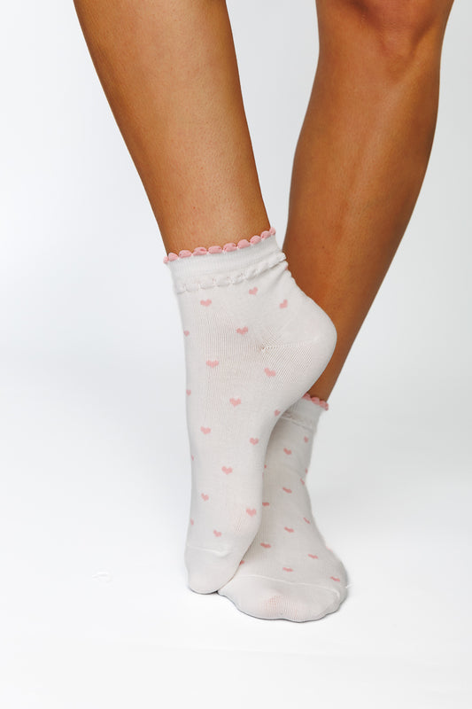 ANKLE LIGHT HEART SOCKS