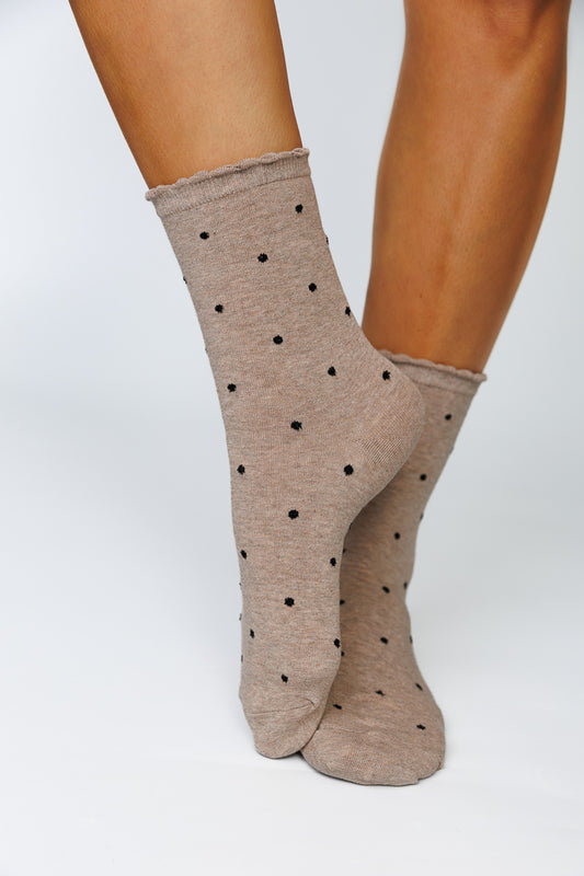 SOFT POLKA DOT SOCKS