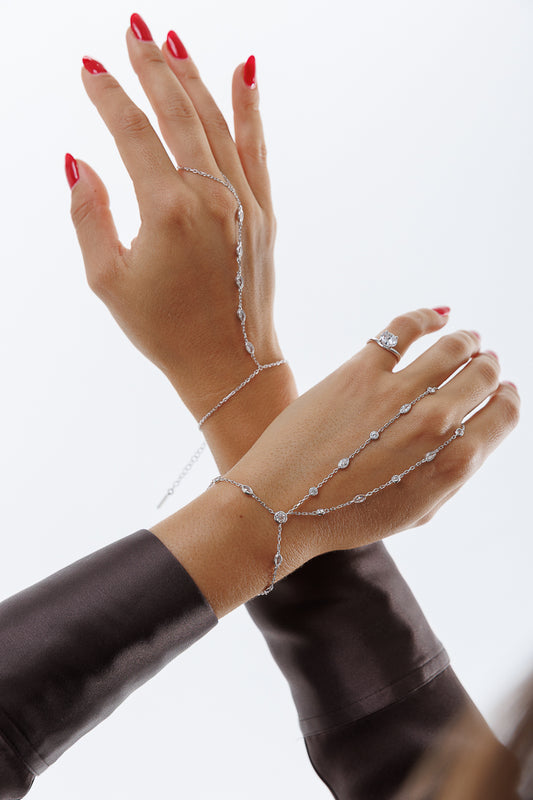 DOUBLE HAND CRYSTAL BRACELET