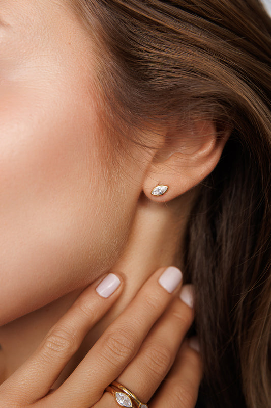 MARQUIS SHAPE STUD