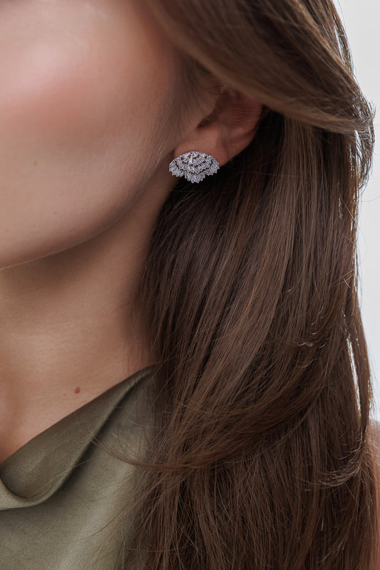 Ophelia Baguette Studs
