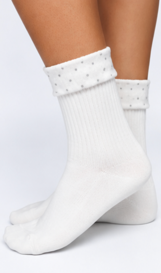 SPARKLE CUFF SOCKS