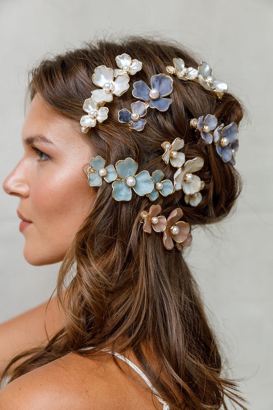 THREE PETAL BARRETTE Limlim fashion accessories