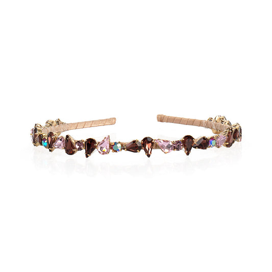PEAR SHAPED CRYSTAL LUXE HAIRBAND LIMLIM