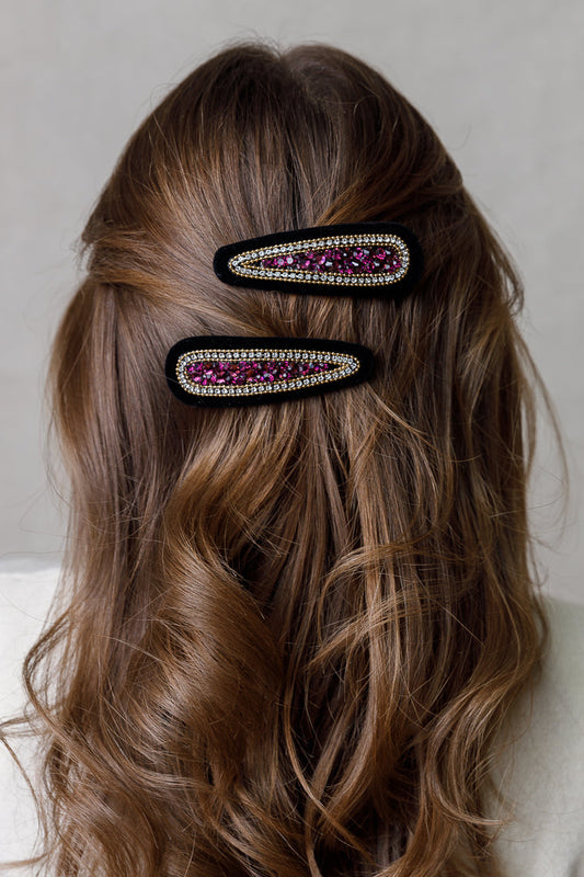 VELVET PINS SET Limlim fashion accessories