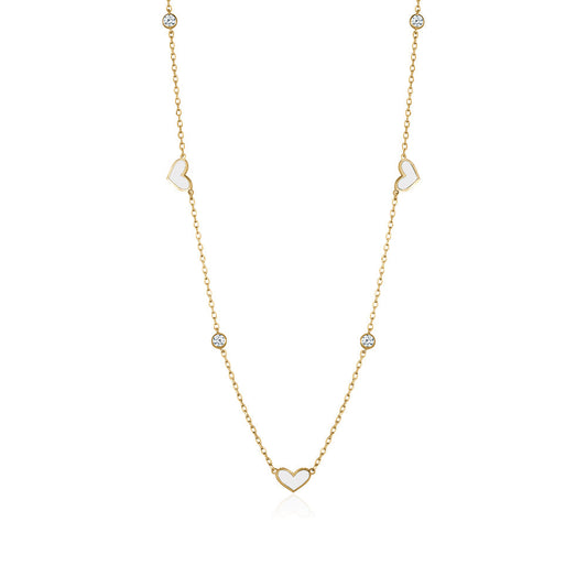 LOVE ENAMEL NECKLACE Limlim fashion accessories
