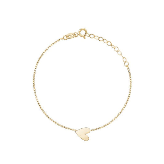SIDE SINGLE HEART BRACELET sistrbrand