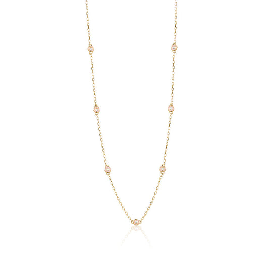 ENAMEL EVIL EYE NECKLACE Limlim fashion accessories