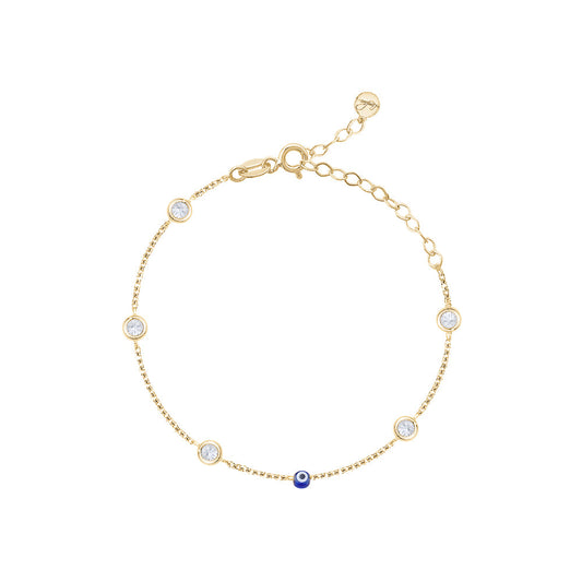 EVIL EYE CRYSTAL BRACELET Limlim fashion accessories