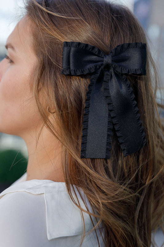 FRILLED CLASSIC BOW Limlim fashion accessories