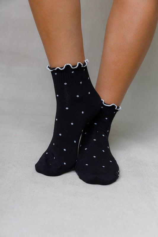 POLKA DOT FRILL SOCKS Limlim fashion accessories