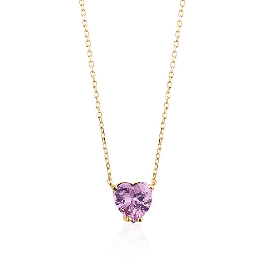 HEART SOLITAIRE NECKLACE Limlim fashion accessories