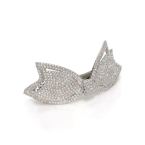 BOW CRYSTAL BARRETTE Limlim fashion accessories