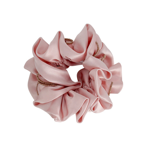GOLD THREAD SATIN SCRUNCHIES Limlim fashion accessories
