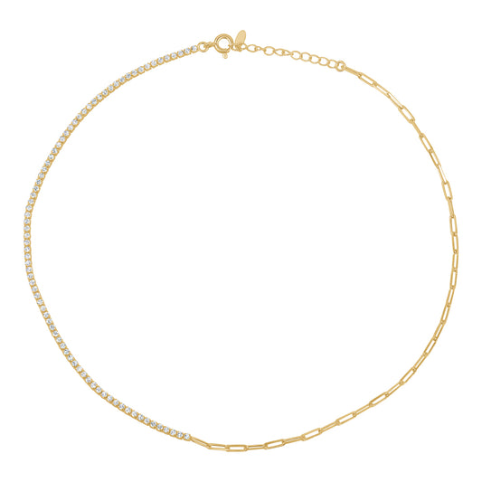 TENNIS PIN NECKLACE