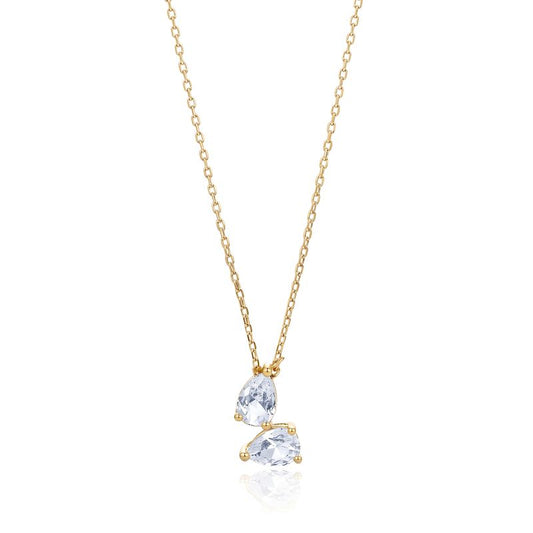 DUET PEAR NECKLACE