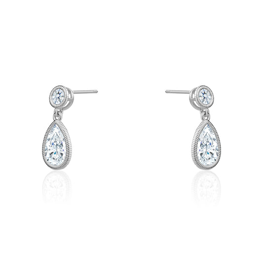 MINI CRYSTAL DROP EARRINGS