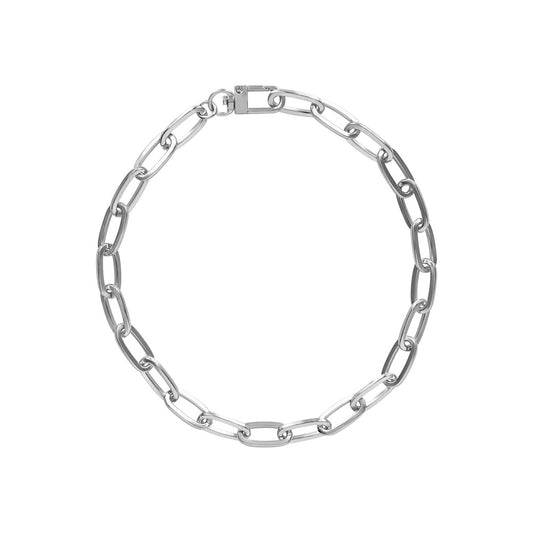 OVAL LINK STATEMENT NECKLACE