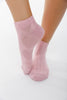 SHORT EMBOSSED HEART SOCKS
