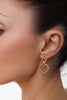 TWISTED WIRE HEART EARRINGS