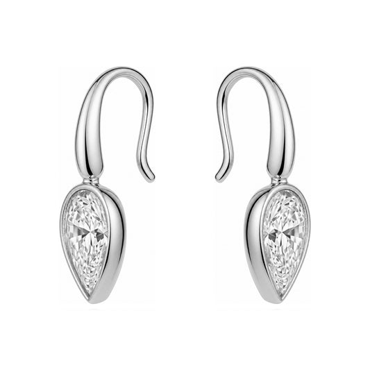 EVERY DAY PEAR DROP SILVER