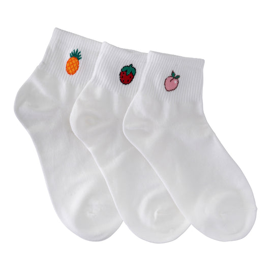 FRUIT SERIES SHORT SOCKS 3 PACK