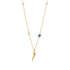 HORN EVIL EYE NECKLACE