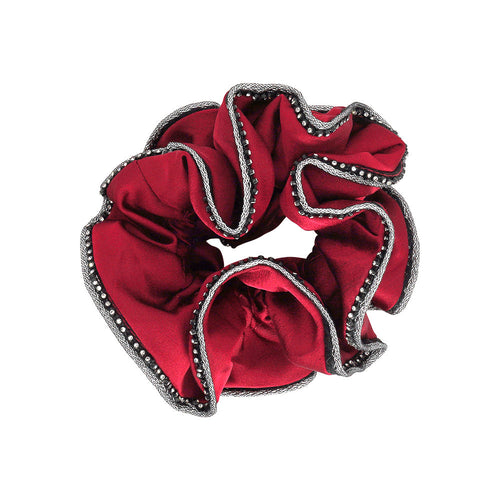 CRYSTAL TRIM SCRNCHIES Limlim fashion accessories
