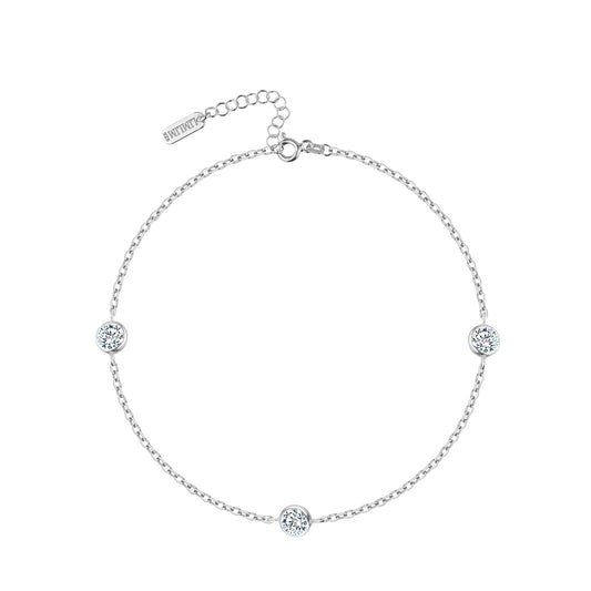 THREE BEZEL BRACELET