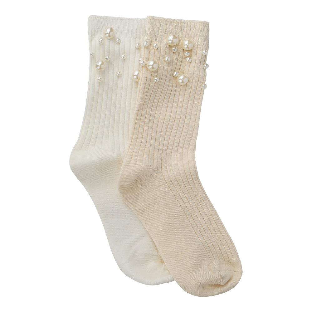 PEARL RIBBED SOCKS LIMLIM