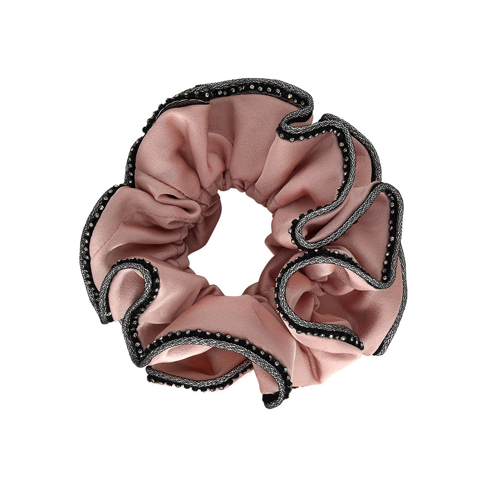 CRYSTAL TRIM SCRNCHIES Limlim fashion accessories