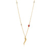 HORN EVIL EYE NECKLACE