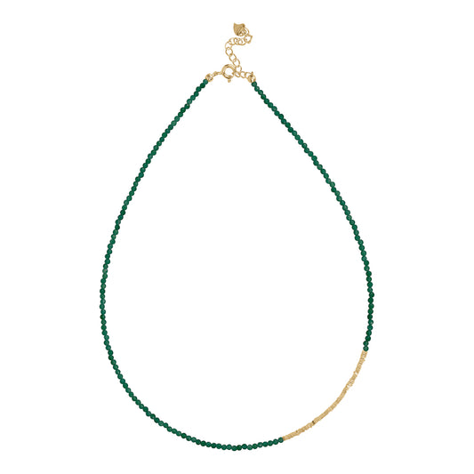 GOLD BEADED NECKLACE