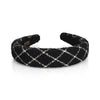 TWEED CRISS CROSS HAIRBAND Limlim fashion accessories
