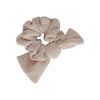 RIBBED BOW SCRUNCHIE BUNDLE OF 4