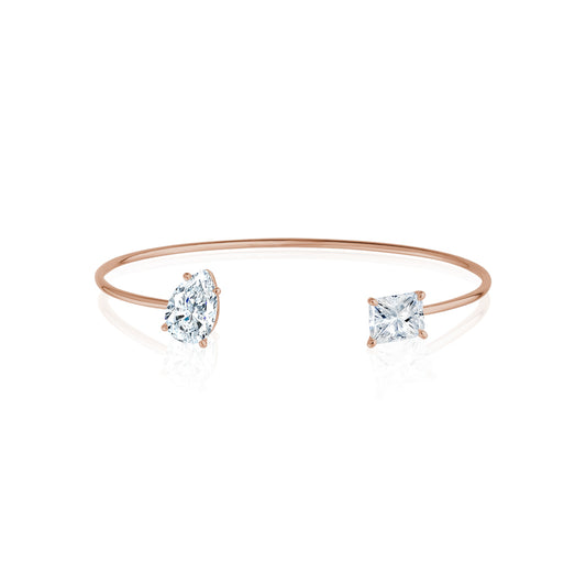 CRYSTAL SHAPE BANGLE