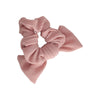 RIBBED BOW SCRUNCHIE BUNDLE OF 4