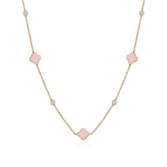 NEW ENAMEL NECKLACE Limlim fashion accessories
